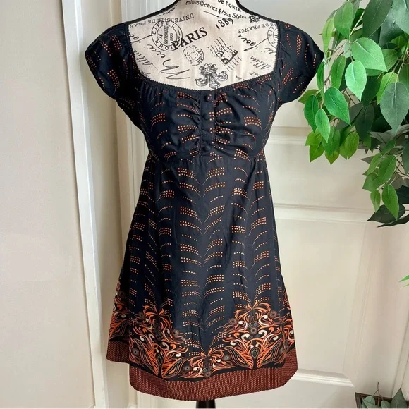 Ambiance | Dresses | Ambiance Apparel Cotton Cap Sleeve Empire Waist Abstract Print Dress Orange Sz S | Poshmark Ambiance | Dresses | Ambiance Apparel Cotton Cap Sleeve Empire Waist Abstract Print Dress Orange Sz S | Poshmark